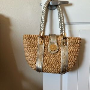 Michael Kors summer raffia bag